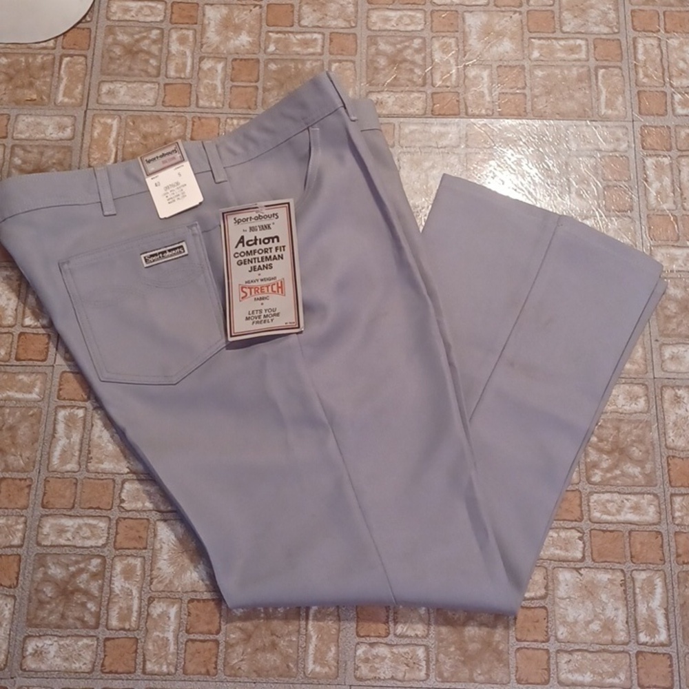 Sport- about Big Yank polyester jeans men's size 40x29